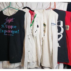 Vintage Tshirt Lot of 8 Assorted Sizes Colors Styles As Is Have Not Been Washed